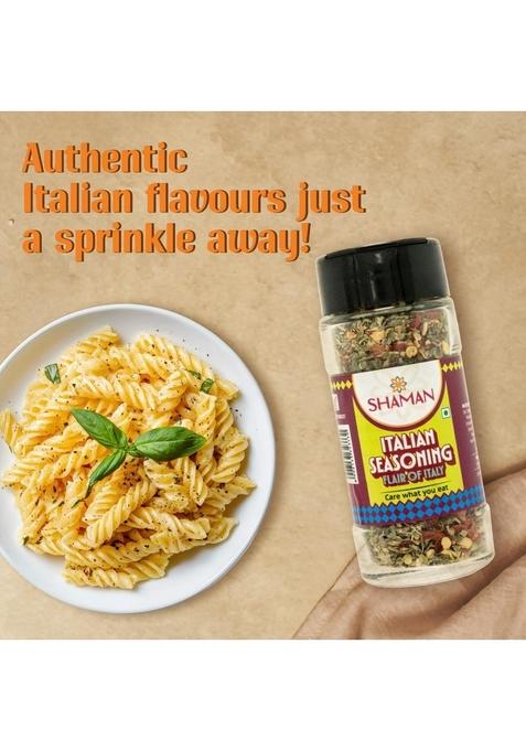 SHAMAN SPICES Continental Seasoning Combo Pack of 4 | Peri Peri, Italian Seasoning, Oregano and Chilli Flakes No Artificial Flavor or Preservatives Authentic