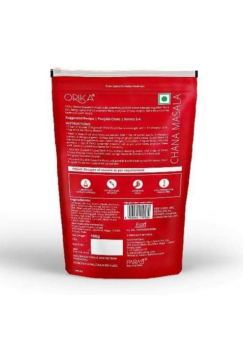 Orika Shahi Paneer Masala, Chana Rajma Dal Makhani Masala (Pack of 4, 100gms Each)