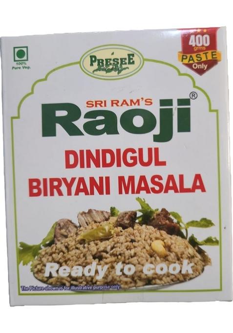 Sri Ram's Raoji Dindigul Biryani Masala Paste, Ready to Cook, Pure Vegetarian,