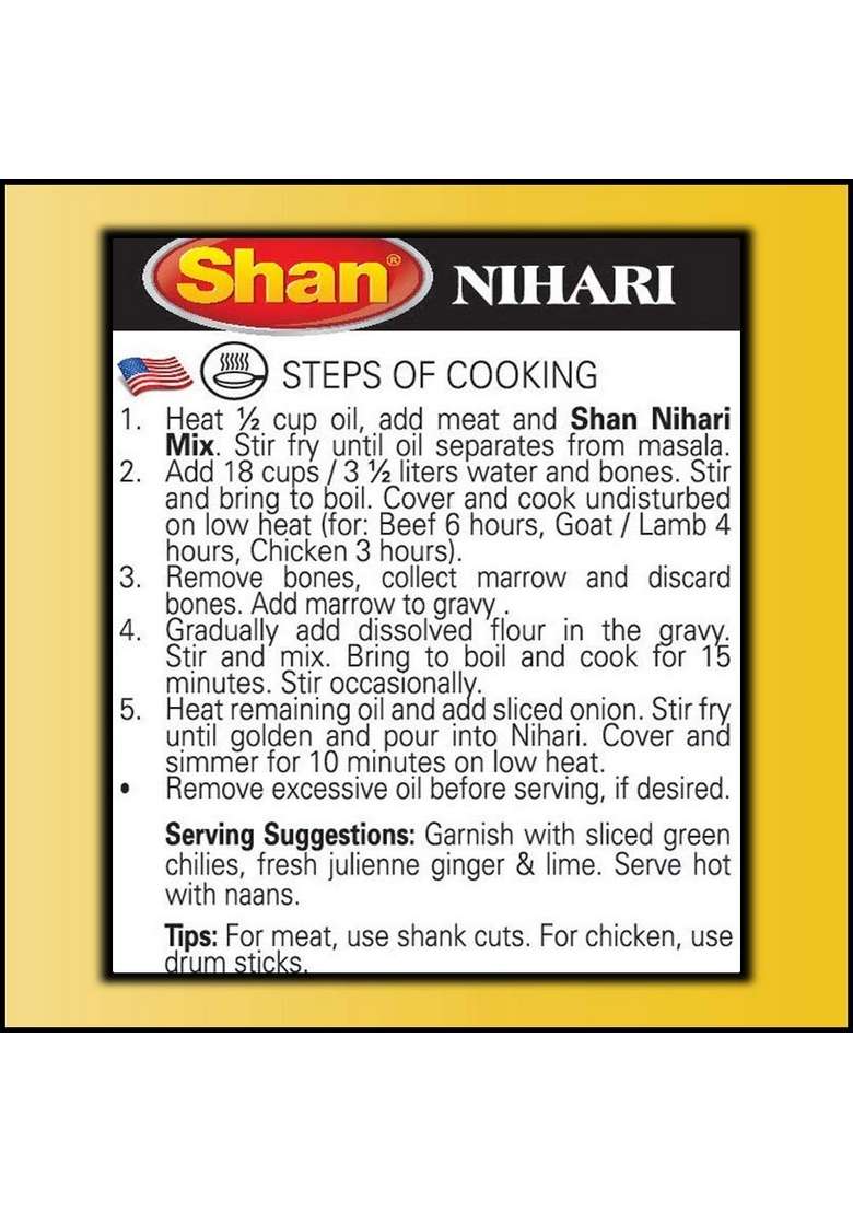 Shan Nihari Curry Mix 60 Gm (Pack of 2) - Indya