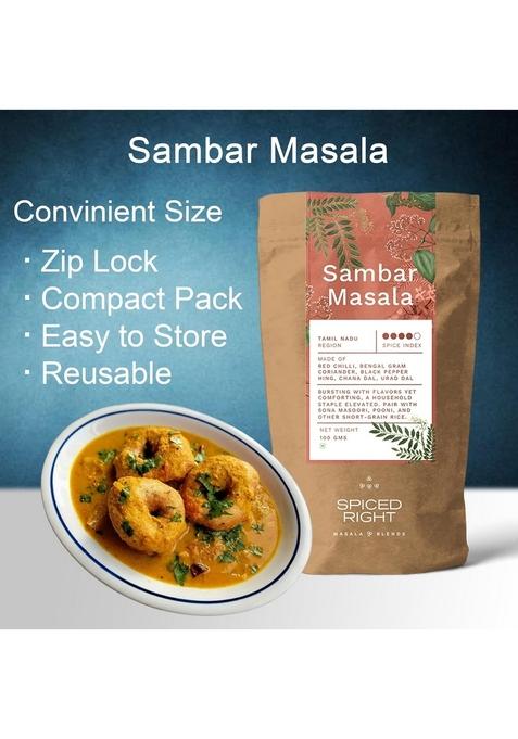 SPICED RIGHT Sambar Masala 100g