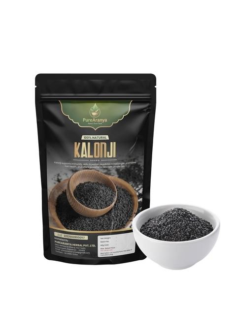 PureAranya Pure Natural Kalonji Seeds 100g - Premium Nigella | For Hair Growth 100% Indian Superfood Add flavour to curries (Pack of 1)
