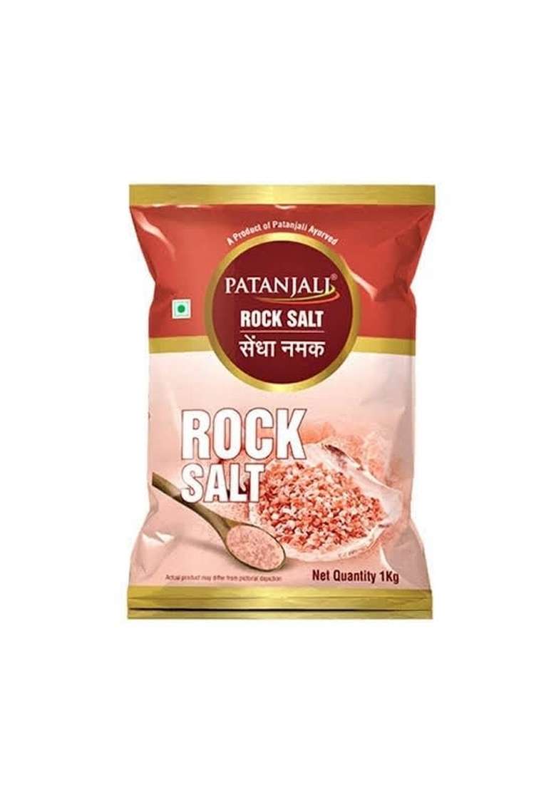 Patanjali Sendha Namak/ Rock Salt, 1 kg Pack - Indya