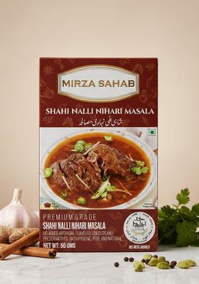 Mirza Sahab Shahi Nalli Nihari Masala Powder 50 Grams (Pack of 6 x 50g)