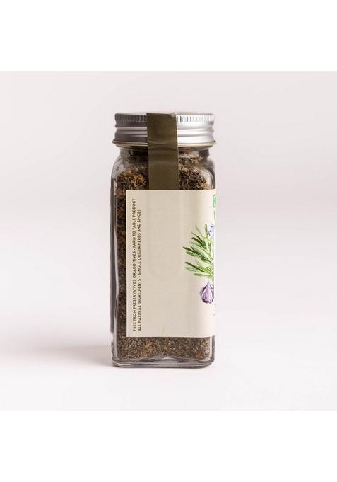 HIMALAYAN HAAT Rosemary Garlic Seasoning Salt Aromatic Gourmet Blend with Pink & Single-Origin Herbs | Perfect for Stews, Pasta Potatoes 65g