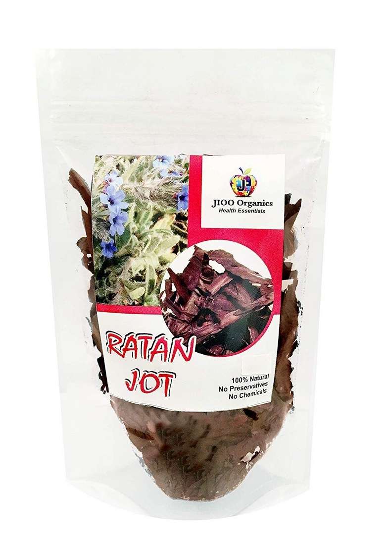 Jioo Organics Ratan Jot | LALJADI DAMINI BALCHAD ONOSMA ORCHANET ALKANNA TINCTORIA, 100g - Indya