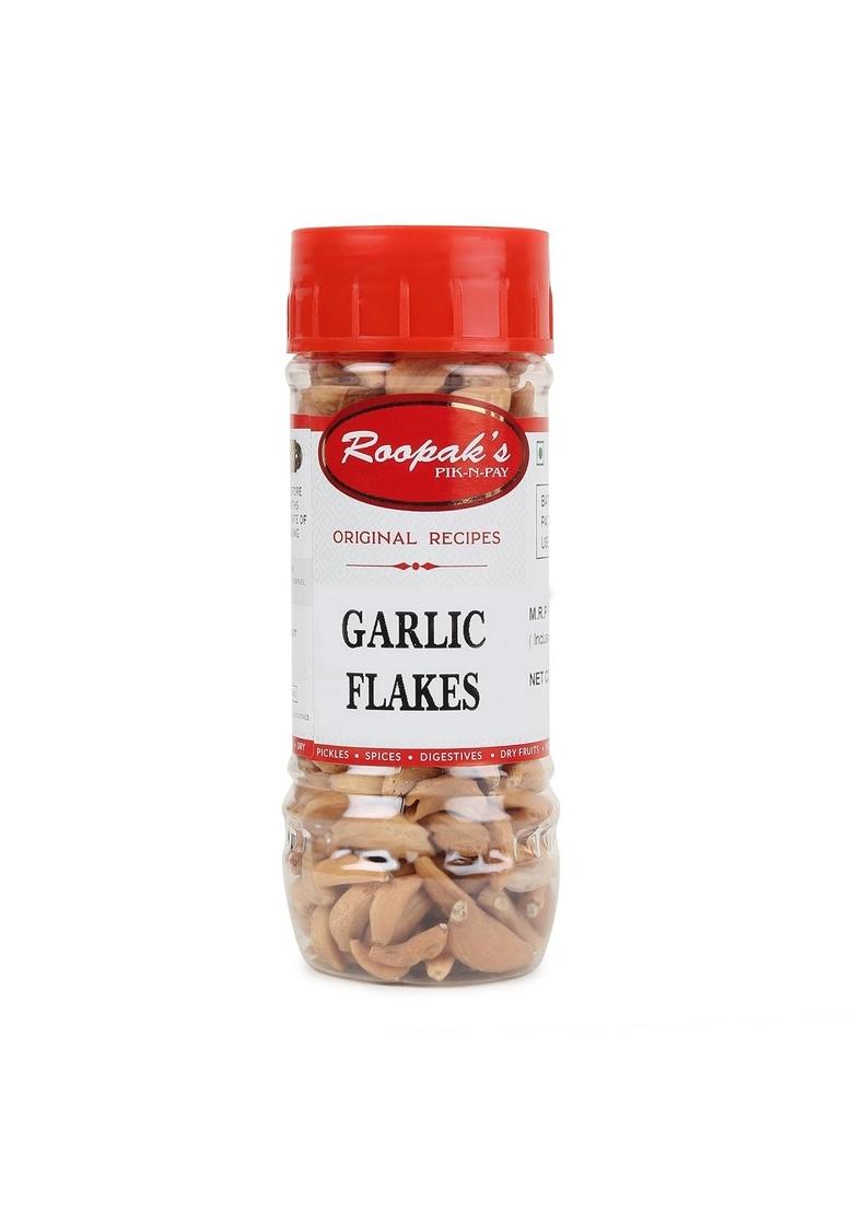Roopak's PIK-N-PAY Garlic Flakes – Aromatic & Flavorful Dried for Cooking, Seasoning, and Garnishing