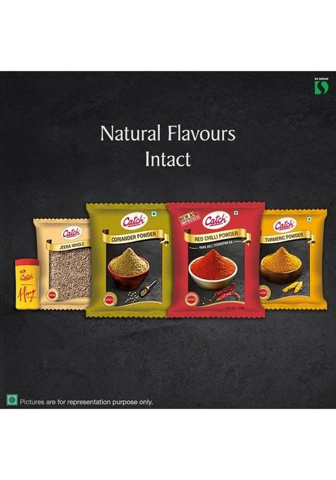 catch Masala Combo Coriander Powder 200 + Turmeric Red Chilli Cumin Whole Hing 50 (Pack of Five)