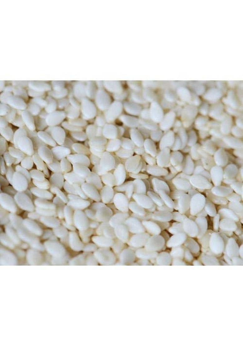BAGUE Whole Raw Organic White Sesame Seeds til nuvvulu 100 Grams