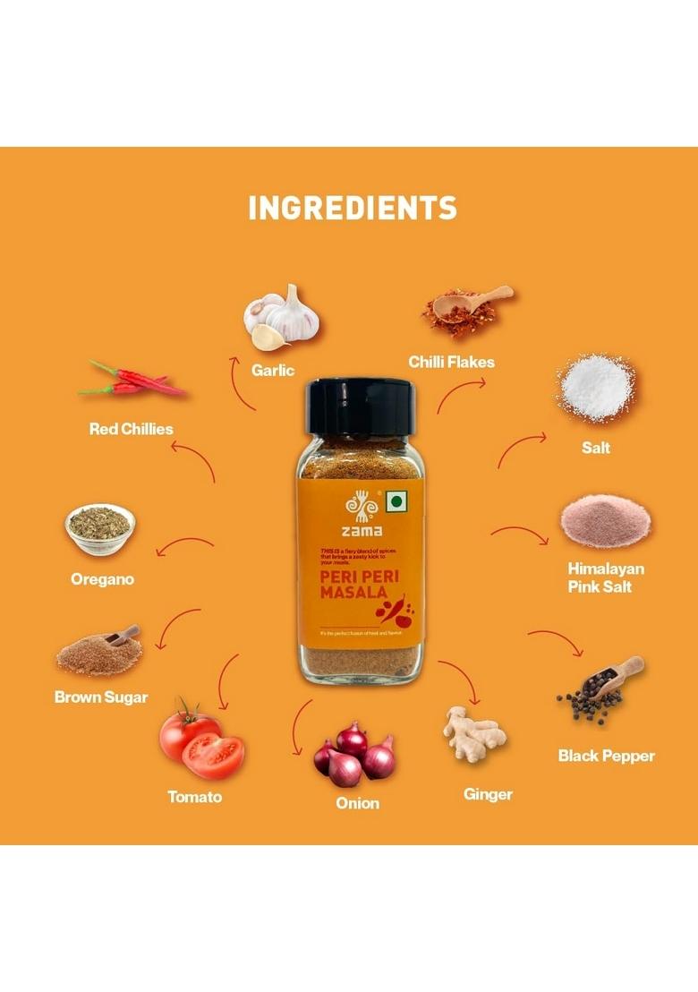 Zama Peri Masala 70g | Pure and Additive-Free Authentic Flavour Moisture-Free| Exotic Flavour| Spices Mix for Multipurpose Seasoning
