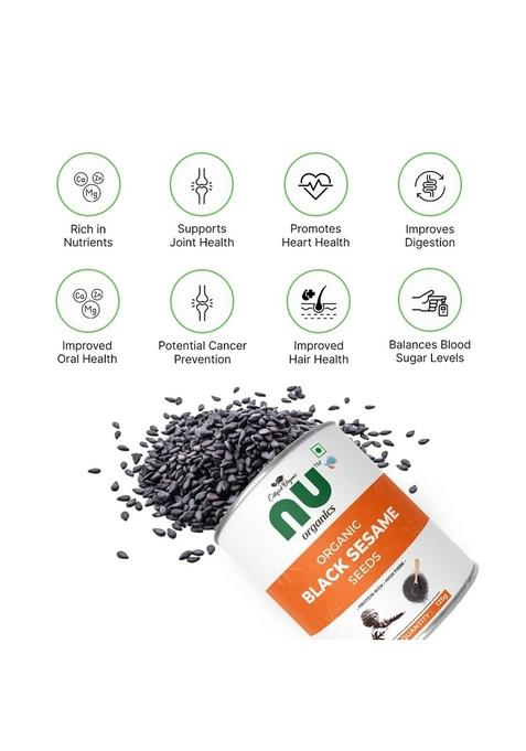 NU organics Raw Black Sesame Seeds