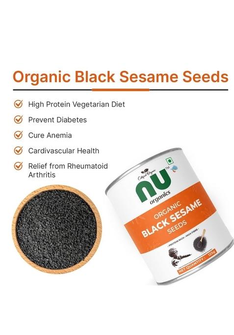 NU organics Raw Black Sesame Seeds