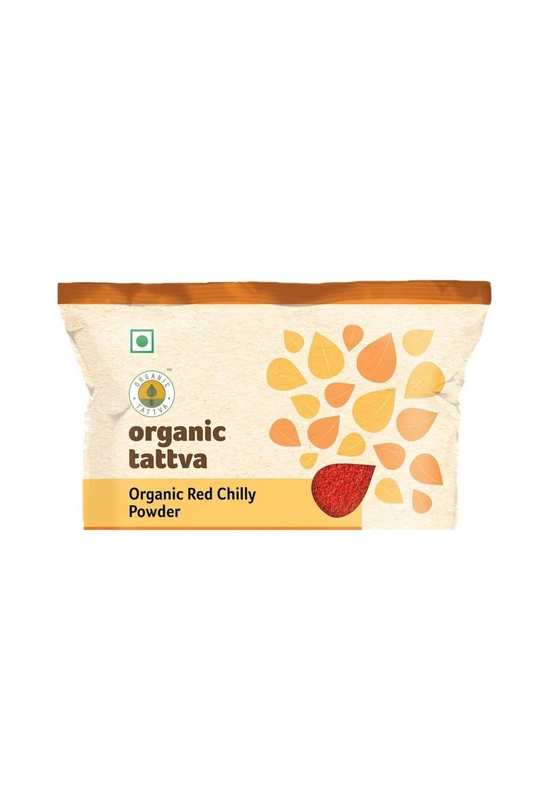 ORGANIC TATTVA Tattva, Red Chilli Powder, 100 gram | Lal Mirch Powder Pesticide and Chemical Free With Natural Oils Rich Aroma Naturally Gluten