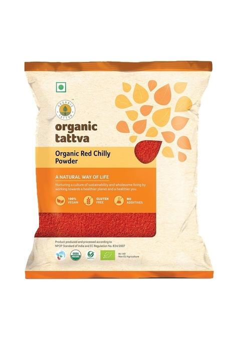 ORGANIC TATTVA Tattva, Red Chilli Powder, 100 gram | Lal Mirch Powder Pesticide and Chemical Free With Natural Oils Rich Aroma Naturally Gluten