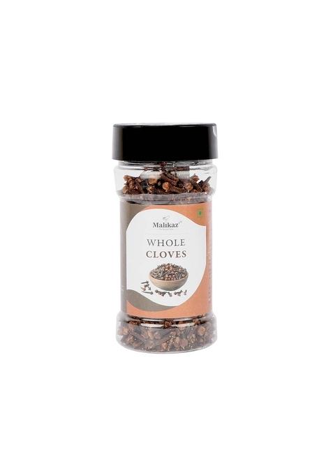 Malikaz' The Royale Taste Whole Cloves Jar, 50 Gm | Intense 100% Natural No Additives Easy to Provide Subtle Sweetness But Plenty of Warmth Any Dish