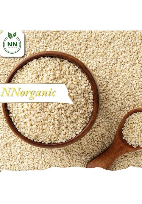 NNorganic White Till Seed 500gm | Sesame Seeds Til for Weight Loss High In Nutrient Dietary Fibre Raw Eating