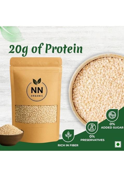 NNorganic White Till Seed 500gm | Sesame Seeds Til for Weight Loss High In Nutrient Dietary Fibre Raw Eating