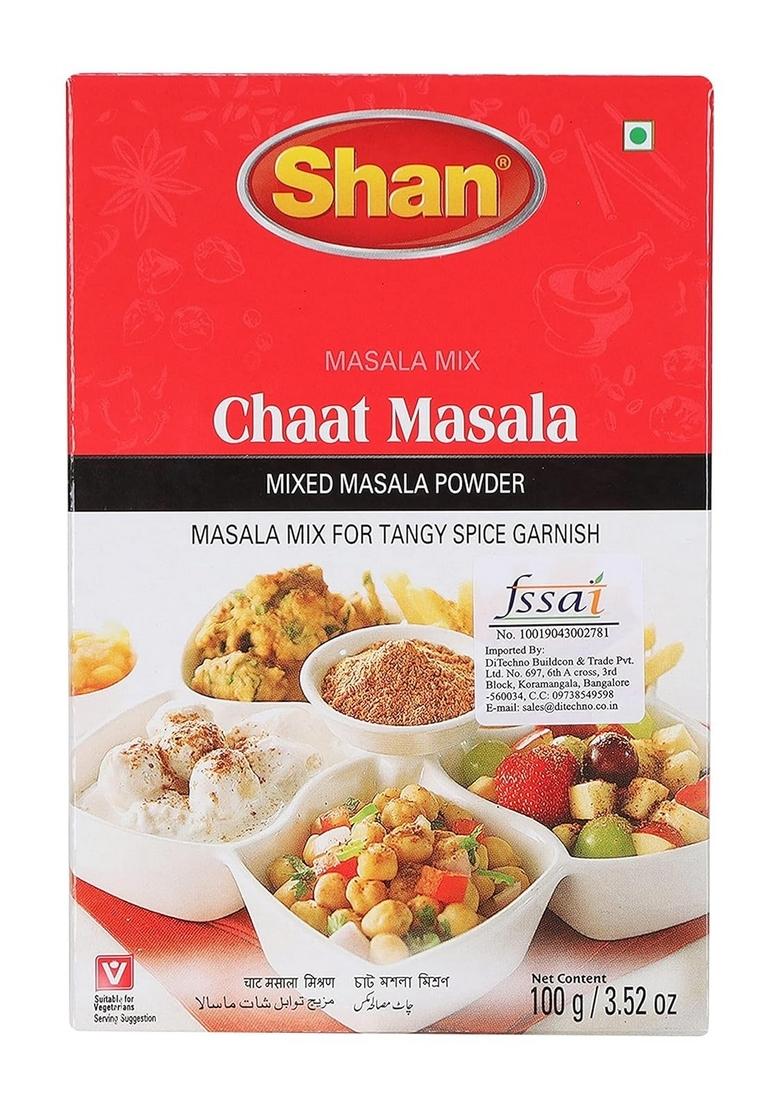 Shan Chaat Masala, 3.53 oz 100 g, 7 Pack