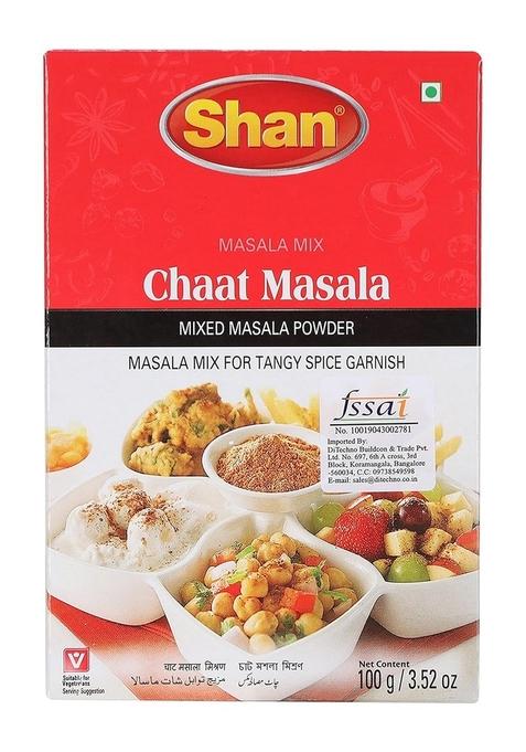 Shan Chaat Masala, 3.53 oz 100 g, 7 Pack
