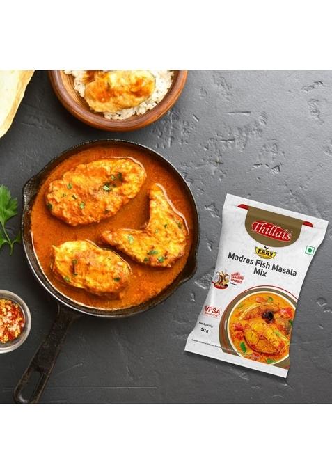 Thillai's Easy Chicken, Mutton, Fish Masala Combo