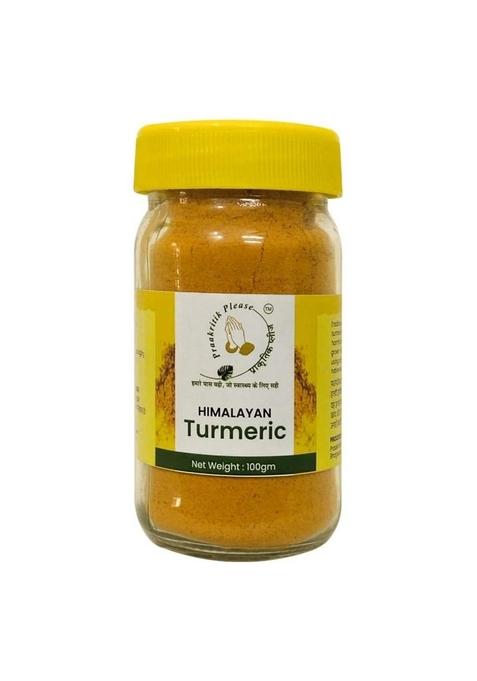 Praakritik Please Himalayan Turmeric Powder, 100g, Pure Spice from Uttarakhand