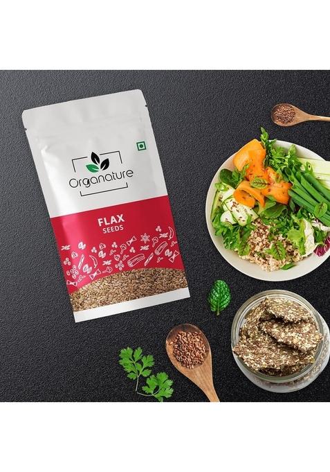 Organature Fresh Raw Flax Seeds | Alsi Diet Food Agase Beeja Aali Vidhai