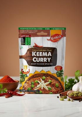 Nimkish Keema Curry Masala 50g | Ready to Cook Spice Mix Authentic Spicy Minced Meat Gravy Premix Easy Instant for Rich Flavourful at Home