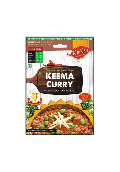 Nimkish Keema Curry Masala 50g | Ready to Cook Spice Mix Authentic Spicy Minced Meat Gravy Premix Easy Instant for Rich Flavourful at Home