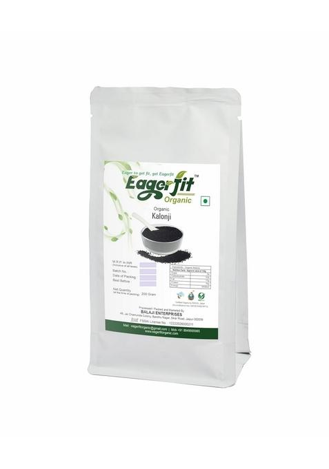 Eagerfit Organic Kalonji Seeds (Nigella Seed) - 200 Gram