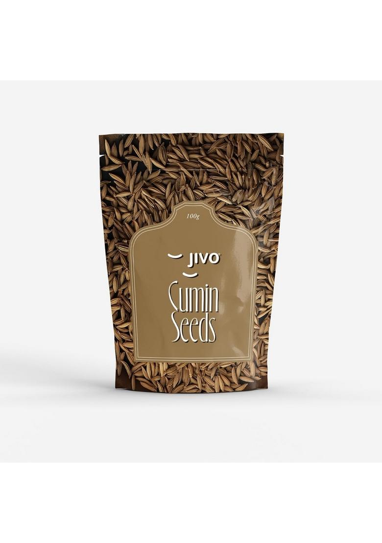 JIVO Cumin Seeds | Fresh, Aromatic & Natural Spice for Cooking No Added Colours or Preservatives Perfect Baking, Seasoning, and Flavoring Gluten-Free, Whole Jeera