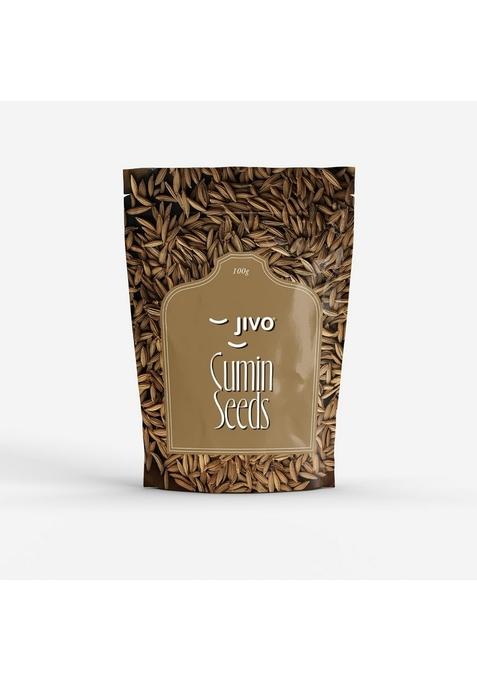 JIVO Cumin Seeds | Fresh, Aromatic & Natural Spice for Cooking No Added Colours or Preservatives Perfect Baking, Seasoning, and Flavoring Gluten-Free, Whole Jeera