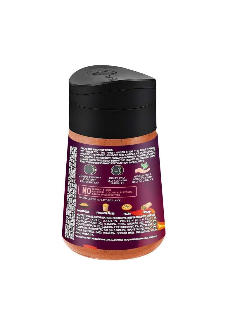 Orika All Purpose Korean Seasoning 75g | Versatile, Authentic Flavor for Cooking, BBQ, Stir-Fries, and Marinades - Indya