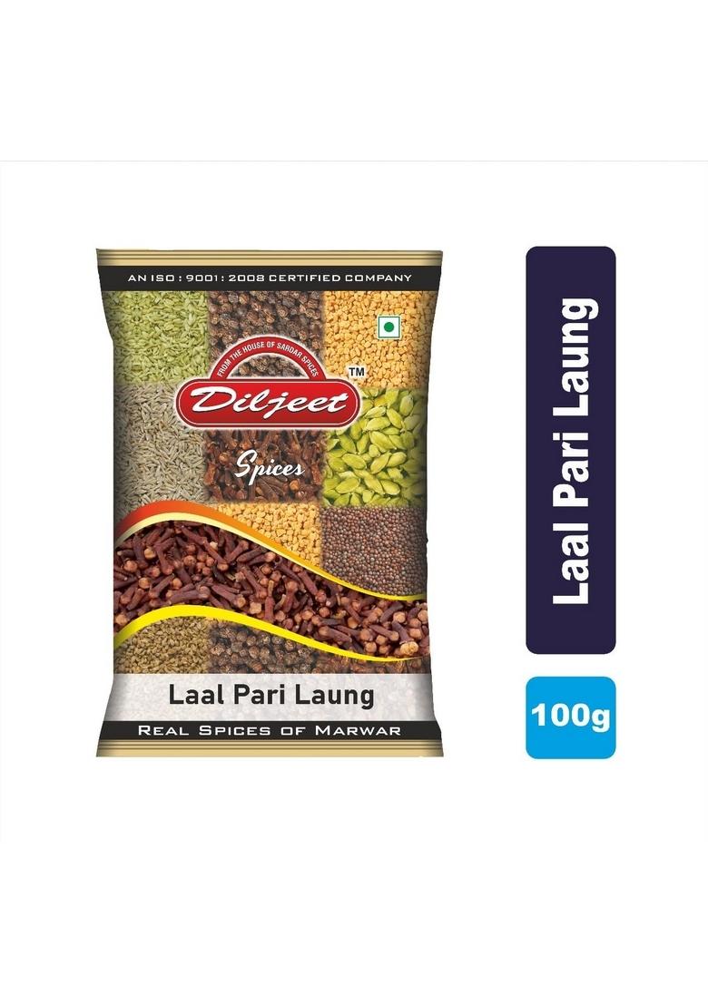 Diljeet SPICES 100Gm Laal Pari Laung| Premium Red Cloves