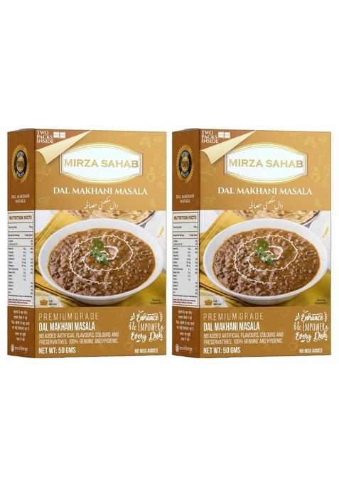 Mirza Sahab Dal Makhani Masala | Authentic Indian Spice Blend 100% Natural & Preservative-Free Rich Creamy Flavor Perfect for Lentil Curries 50 g Pack of 2