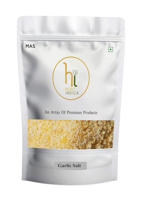 HERIT INDICA Garlic Salt | Seasoning Blend with Natural & Rock Ideal for variety of dishes like salads, soups and vegetables (50 g)
