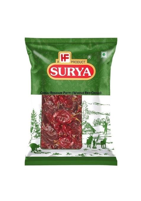 Surya HF, 200gm CHILL RESHAM PATTI | LAL MIRCH WHOLE DRIED SPICES