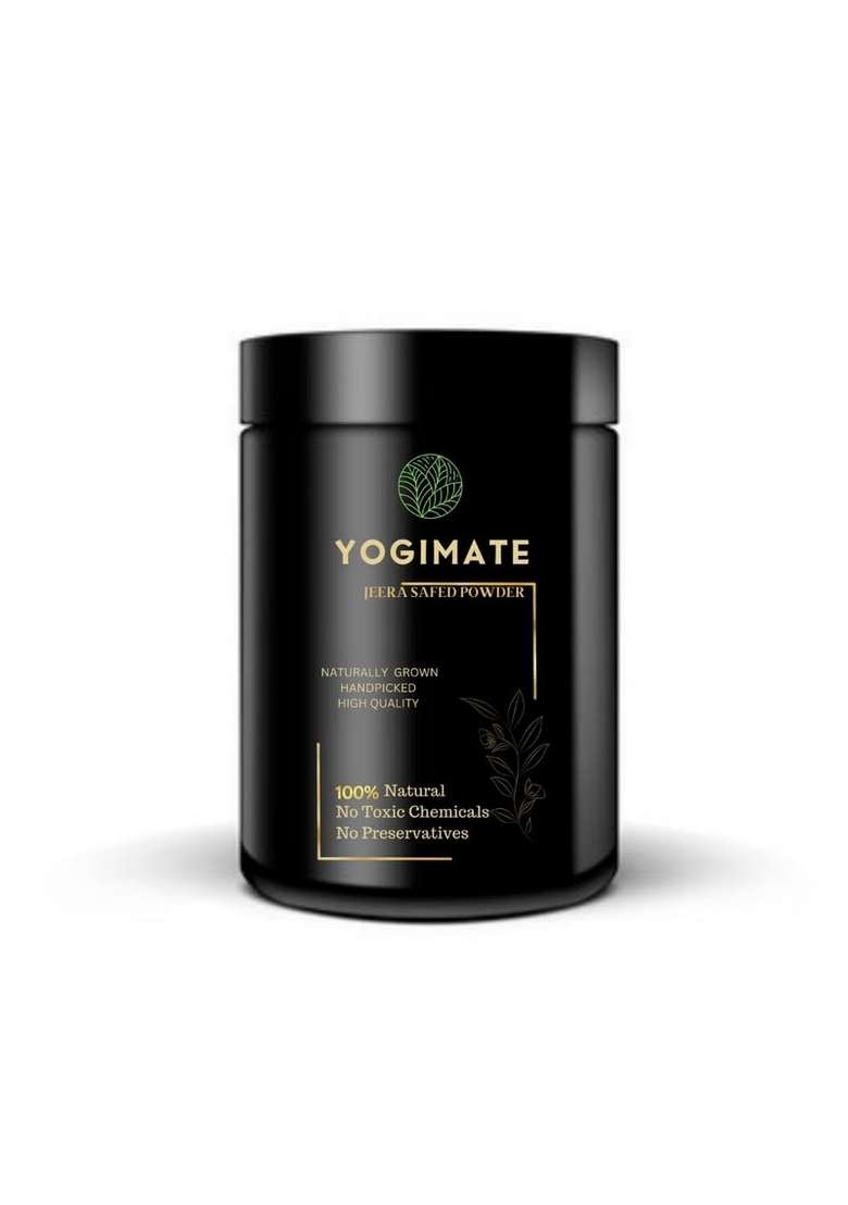 YOGIMATE Safed Jeera Powder - White Cumin Seeds Pure & Natural (100 Grams) - Indya