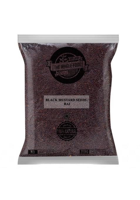 The Whole Food Co. Popular Black Mustard Seeds/Rai, 1 Kg