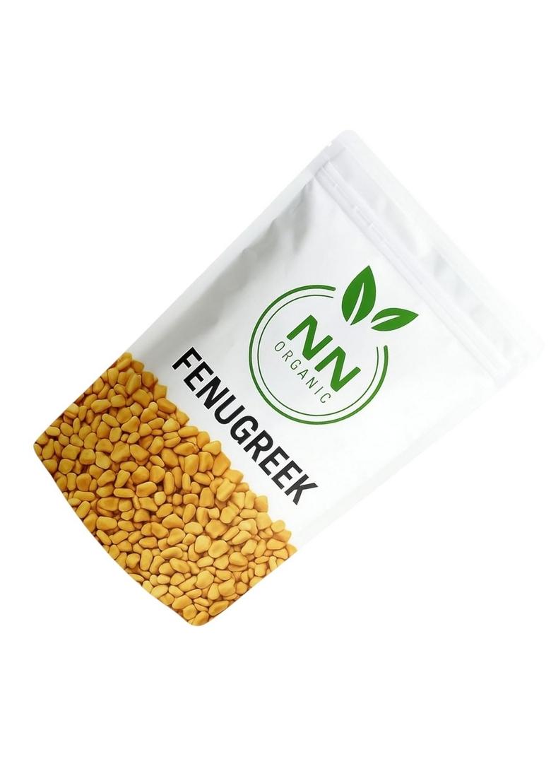 NNorganic Fenugreek Seed | Methi dana Seeds Whole 1KG For Your Hair Growth & Health Care No Added Preservatives Pack of