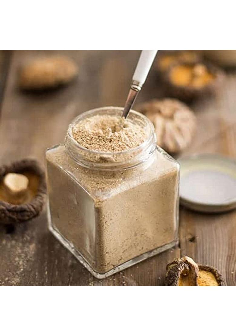 NOURCERY Dried Oyster Mushroom Powder, 80Gm (Oyster Fungus Fine Particle)