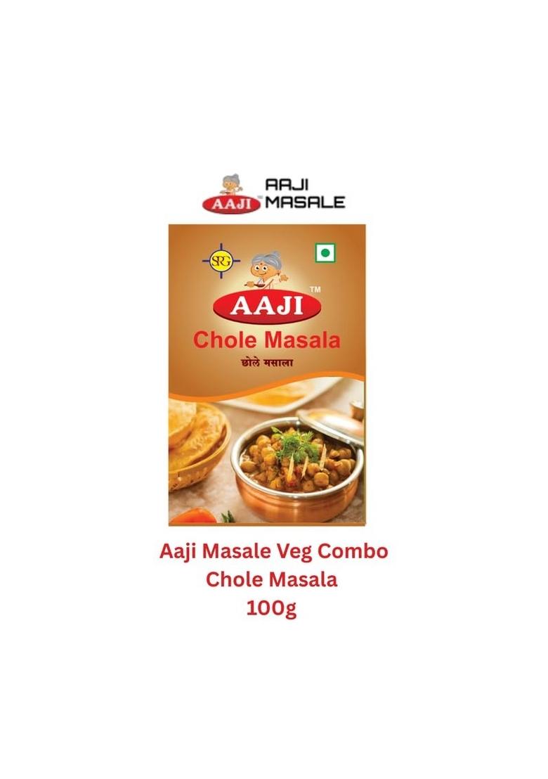 SPG AAJI Masale Flavour Fiesta Combo Chole, Pav Bhaji & Chicken Biryani Masala 100g Each (Pack of 3)