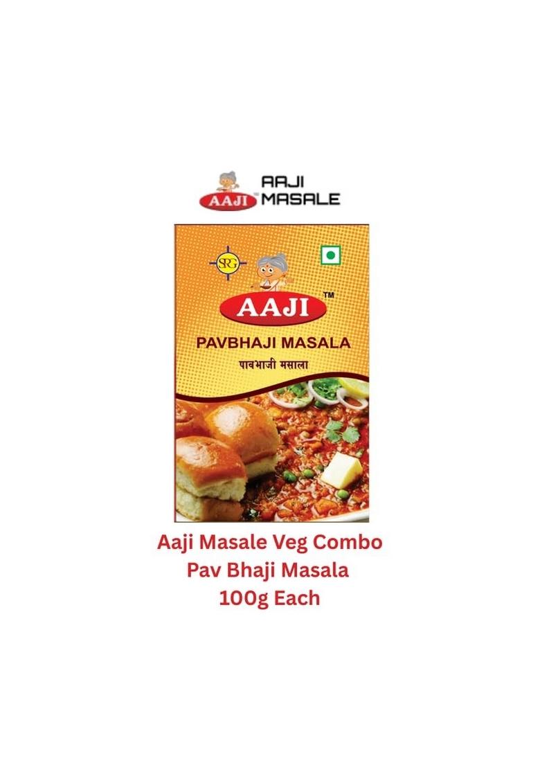 SPG AAJI Masale Flavour Fiesta Combo Chole, Pav Bhaji & Chicken Biryani Masala 100g Each (Pack of 3)