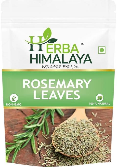 Herba Himalaya Rosemary Leaves | Use Seasoning, Leaf Tea, Water & Oil, (100% Natural) For Hair Growth (200 gm)