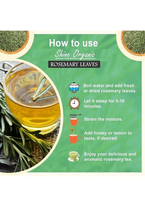 Herba Himalaya Rosemary Leaves | Use Seasoning, Leaf Tea, Water & Oil, (100% Natural) For Hair Growth (200 gm)