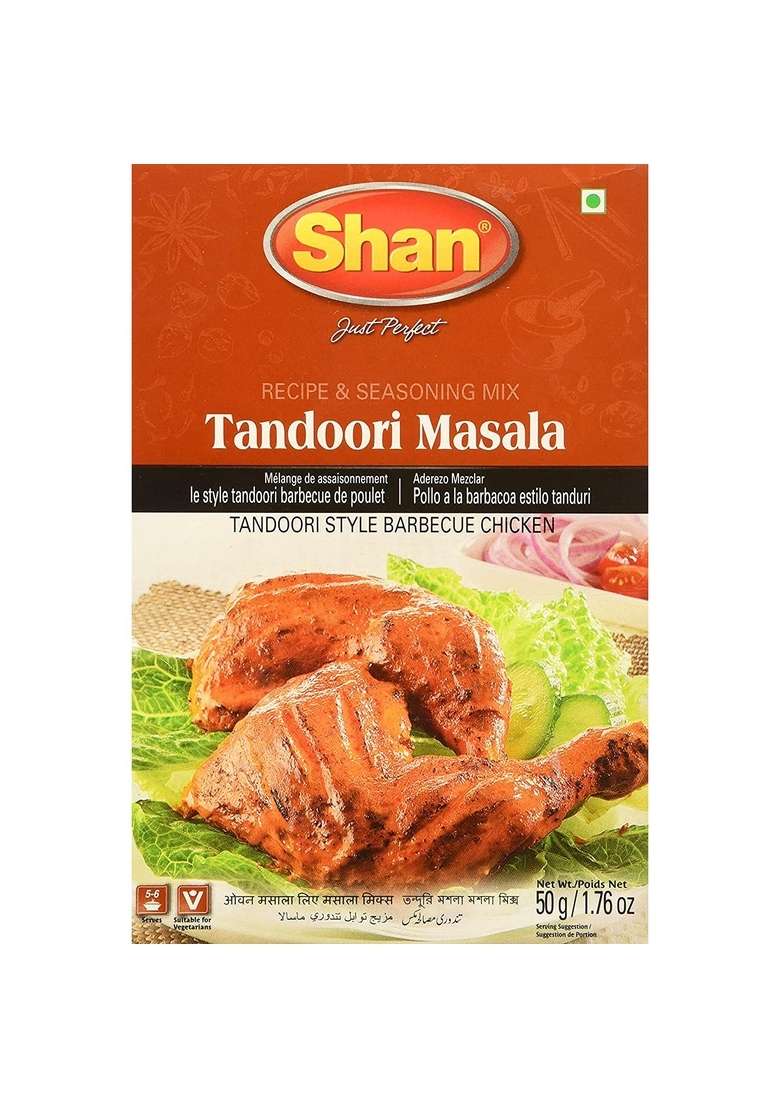 Shan Shans Tandoori Masala,1.76 Oz 50 G,8 Pack - Indya