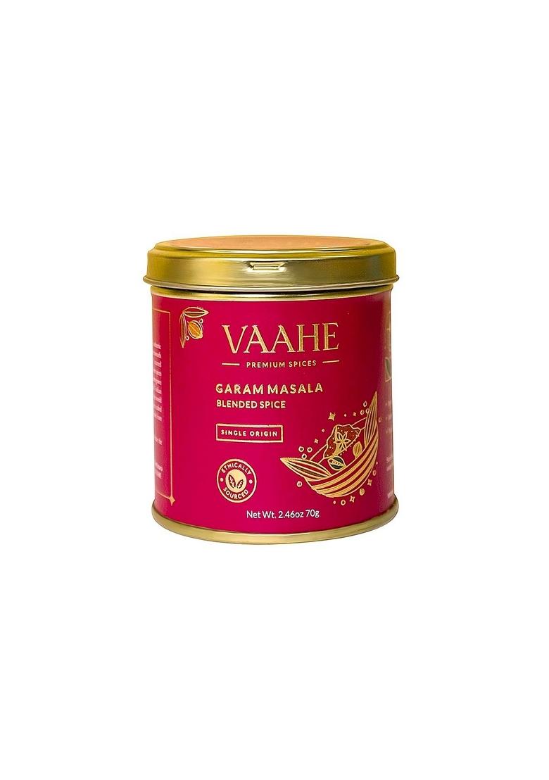 VAAHE Garam Masala 70g | Handcrafted Blend of 17+ Premium Whole Spices Authentic Indian for Curries, Gravies & Tadka Freshly Ground and Packed 100% Pure Airtight Tin Box