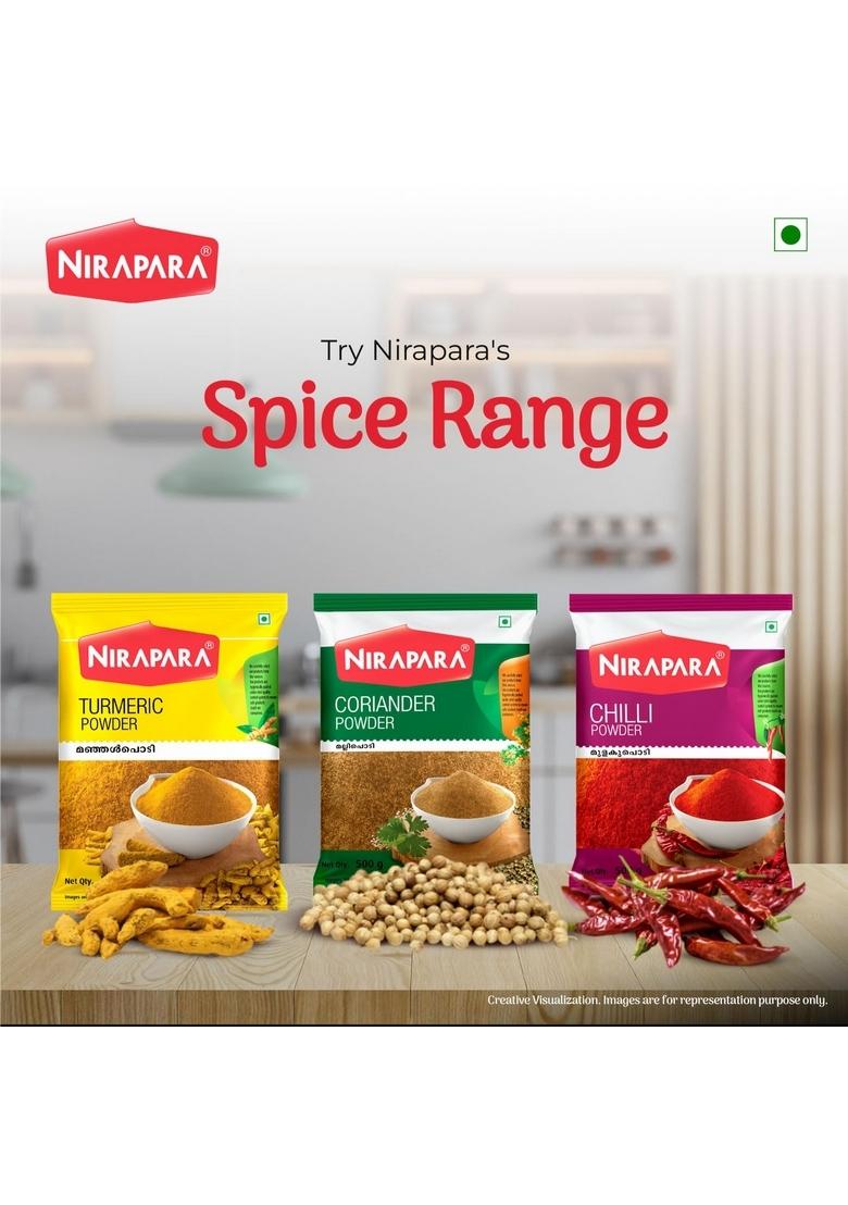 Nirapara Coriander Powder for Incredible Taste and Flavour| Perfectly Grounded Rich Texture & Aroma| No Added Flavours Colours| Hygienically Packed| 100g x 5 | 500 gms