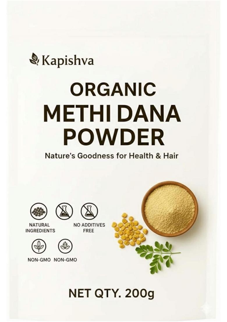 Kapishva Organic Methi Seed Powder For Hair Growth