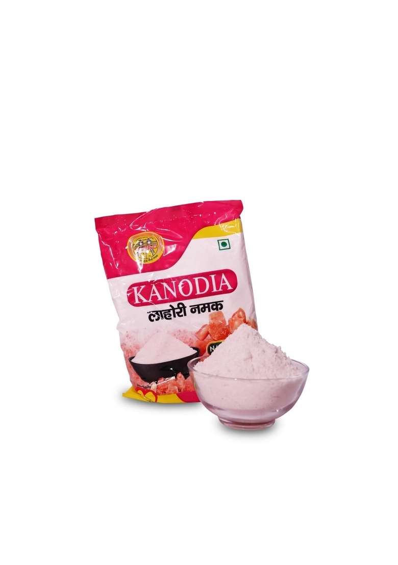 Kanodia Kolhu Rock Salt 1Kg | Natural Sendha Namak Pure & Unrefined Himalayan Pink For Cooking, Fasting Seasoning - Indya