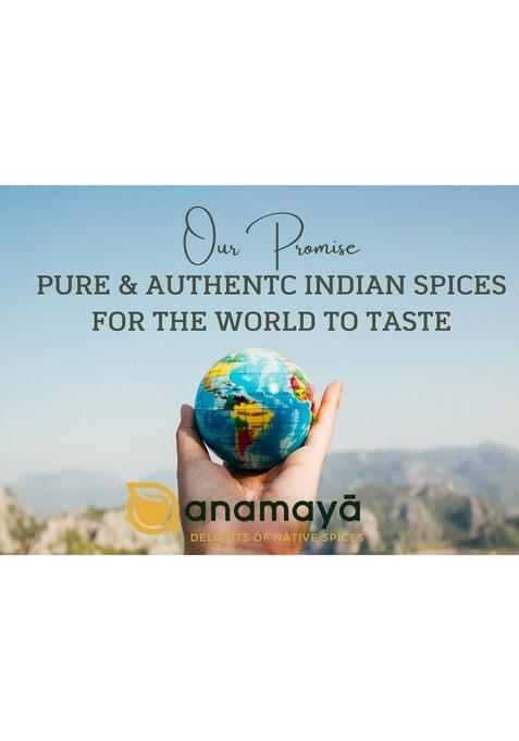 anamaya Rasam Masala Powder | Authentic from Erode Tamil Nadu Packed in an aesthetic resealable pouch Additives and Preservatives free 100 Gms pack